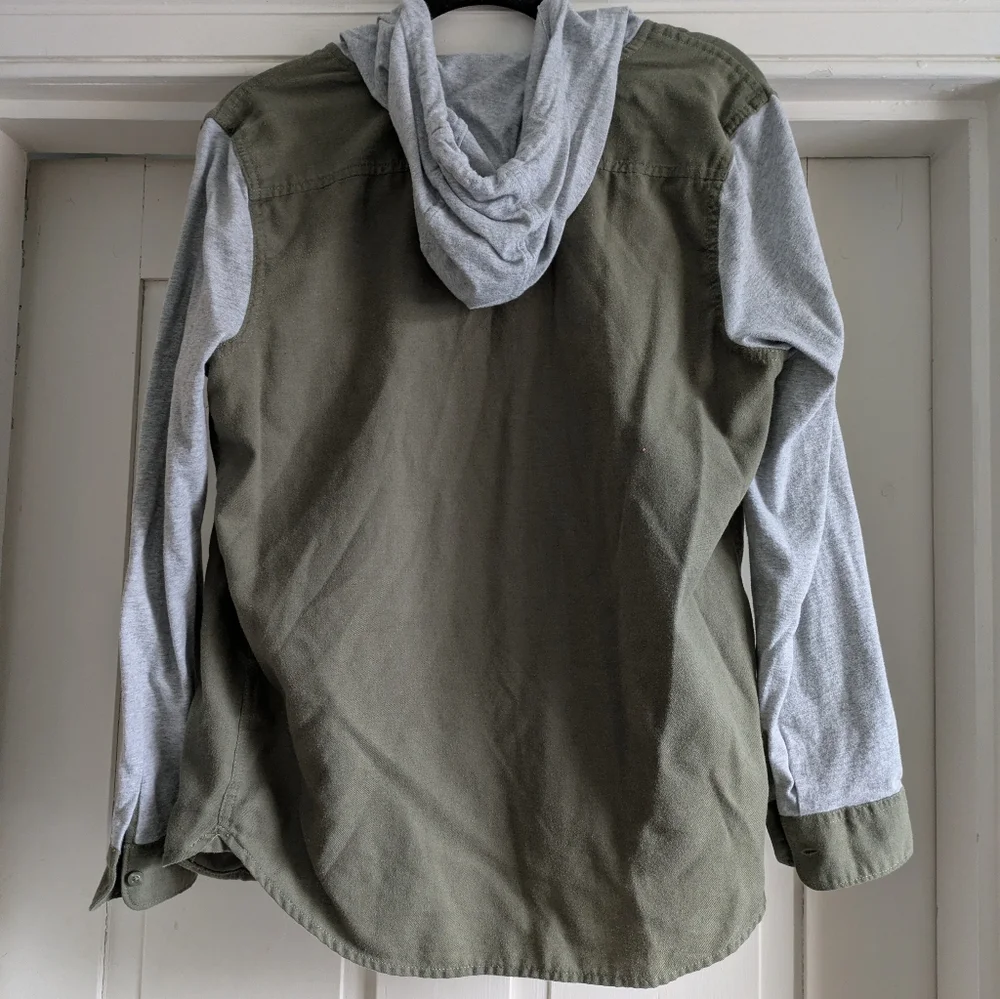 The North Face Flannel Hoodie Jacket/Hoodie M - Picture 2 of 3